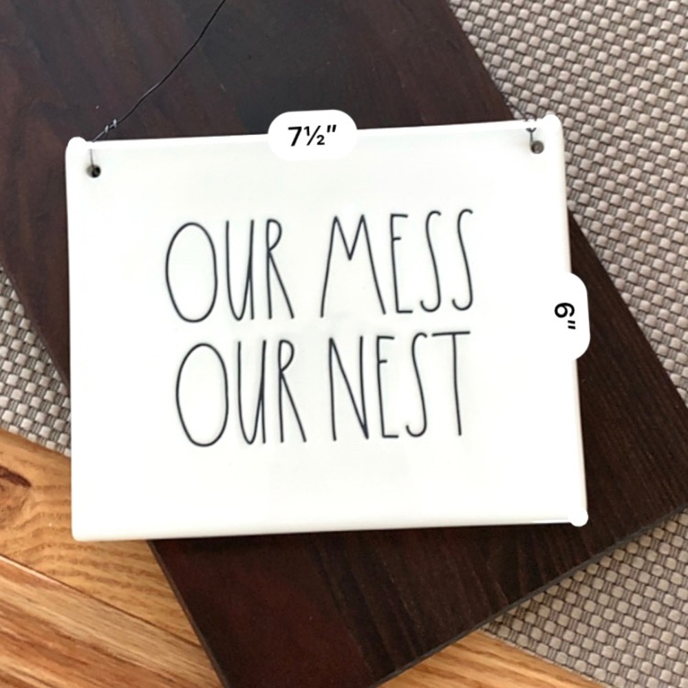 LAST 1 BRAND NEW Rae Dunn hanging plaque - Picture 3 of 4